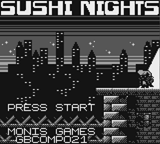 Sushi Nights (Homebrew) — Title screen
